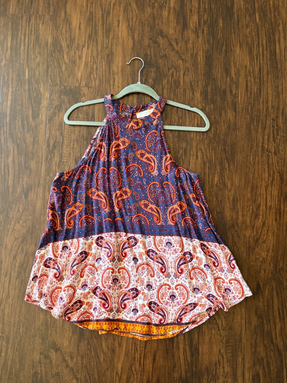 Sophie Rue Paisley Halter Tank Top